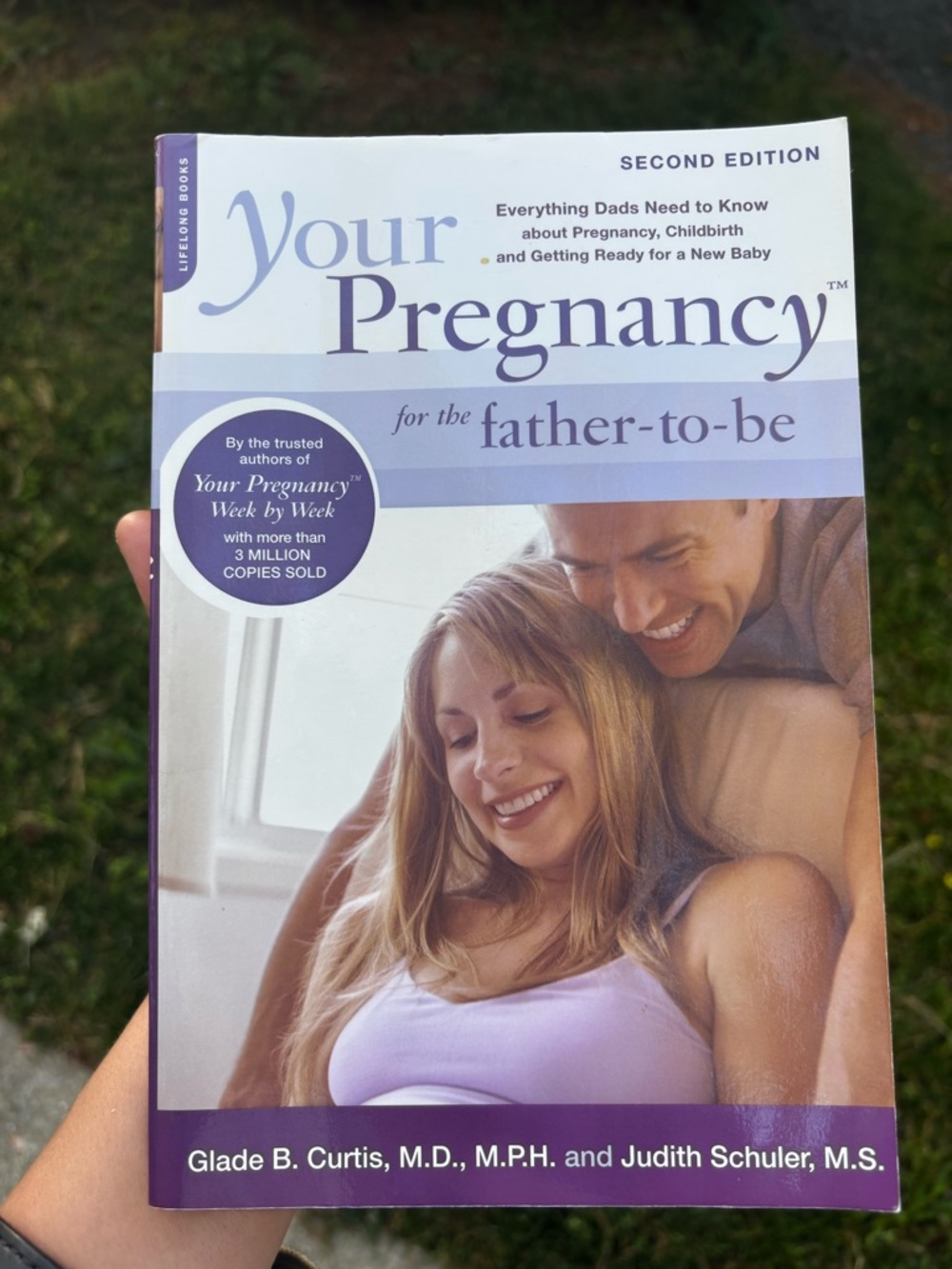 Your Pregnancy for the Father-to-Be — Lavender & White Cover